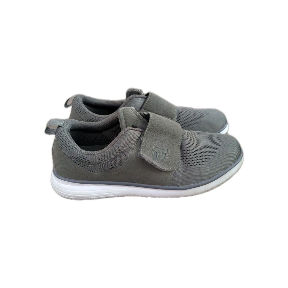 Propét‎ Grey Men’s Sneaker With Strap. Size 8 Comfort Shoes Walking